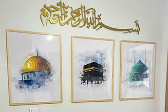Hayyart müşterisinin evinde kullandığı tablo