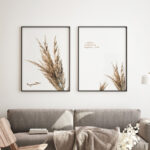 Hub, Created in Pairs, Sabır Detaylı Ahşap Çerçeveli 3'lü İslami Tablo Set - Görsel 5
