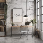 Hayyart Lineart Allah, Muhammed Ahşap Çerçeveli 2'li İslami Tablo Set - Görsel 8
