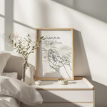 Hayyart Dua El Detaylı Çerçeveli Minimalist 2'li İslami Tablo Set - Görsel 22