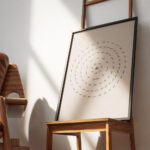 Hayyart Esmaül Hüsna, Allahın 99 İsmi Ahşap Çerçeveli Minimalist Tekli İslami Tablo - Görsel 5
