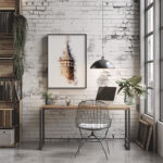 Hayyart Galata Kulesi Watercolor Ahşap Çerçeveli Tekli Minimalist İslami Tablo - Görsel 9