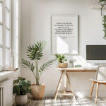 Hayyart Hayyart And We Will Test You, Bakara Suresi Ahşap Çerçeveli Minimalist Tekli İslami Tablo - Görsel 11