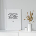 Hayyart Hayyart And We Will Test You, Bakara Suresi Ahşap Çerçeveli Minimalist Tekli İslami Tablo - Görsel 15