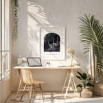 Hayyart Watercolor Efektli Allah-u Ekber Ahşap Çerçeveli Minimalist Tekli İslami Tablo - Görsel 9