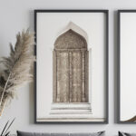 Hayyart Dua, Kapı, Sabr Ahşap Çerçeveli 3'lü Minimalist İslami Tablo Set - Görsel 8