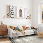 Hayyart Dua, Kapı, Sabr Ahşap Çerçeveli 3'lü Minimalist İslami Tablo Set - Görsel 20