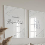 Hayyart Bismillah, Sabr, Elhamdülillah Marble Ahşap Çerçeveli 3'lü İslami Tablo Set - Görsel 18