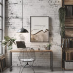 Hayyart Created in Pairs Çiçek Detaylı Ahşap Çerçeveli 3'lü İslami Tablo Set - Görsel 4