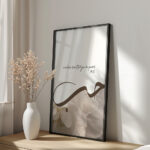 Hayyart Created in Pairs Çiçek Detaylı Ahşap Çerçeveli 3'lü İslami Tablo Set - Görsel 5