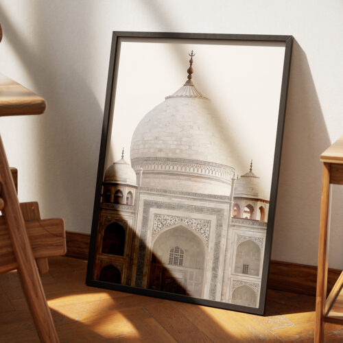 Hayyart Bismillah, Taj Mahal, Elhamdülillah Ahşap Çerçeveli 3'lü İslami Tablo Set - Görsel 8