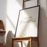 Hayyart Bismillah, Sabr, Elhamdülillah Marble Ahşap Çerçeveli 3'lü İslami Tablo Set - Görsel 8