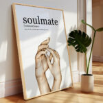 Definition Soulmate "Ruh Eşi" Yazılı Ahşap Çerçeveli Tekli İslami Tablo - Görsel 15