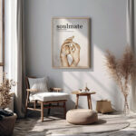 Definition Soulmate "Ruh Eşi" Yazılı Ahşap Çerçeveli Tekli İslami Tablo - Görsel 17