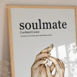 Definition Soulmate "Ruh Eşi" Yazılı Ahşap Çerçeveli Tekli İslami Tablo - Görsel 18