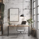 Hayyart Bismillah, Elhamdülillah Marble Ahşap Çerçeveli Minimalist 2'li İslami Tablo Set - Görsel 8