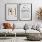Hayyart Ayatel Kursi, Kişiye Özel Poster, Dua Ahşap Çerçeveli 3'lü İslami Tablo - Özelleştirilebilir Ürün - Görsel 3