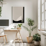 Hayyart Allah Yazılı Altın Detaylı Ahşap Çerçeveli Minimalist Tekli İslami Tablo - Görsel 13