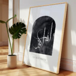 Hayyart Watercolor Efektli Allah-u Ekber Ahşap Çerçeveli Minimalist Tekli İslami Tablo - Görsel 16