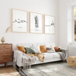Hayyart Allah, La Havle, Muhammed Ahşap Çerçeveli Minimalist 3'lü İslami Tablo Set - Görsel 21