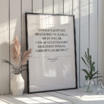 Hayyart Hayyart And We Will Test You, Bakara Suresi Ahşap Çerçeveli Minimalist Tekli İslami Tablo - Görsel 8