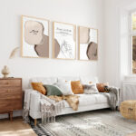 Hayyart Allah, Dua, Sabır Ahşap Çerçeveli Minimalist 3'lü İslami Tablo Set - Kahverengi - Görsel 17