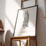 Hayyart Allah, La Havle, Muhammed Ahşap Çerçeveli Minimalist 3'lü İslami Tablo Set - Görsel 7